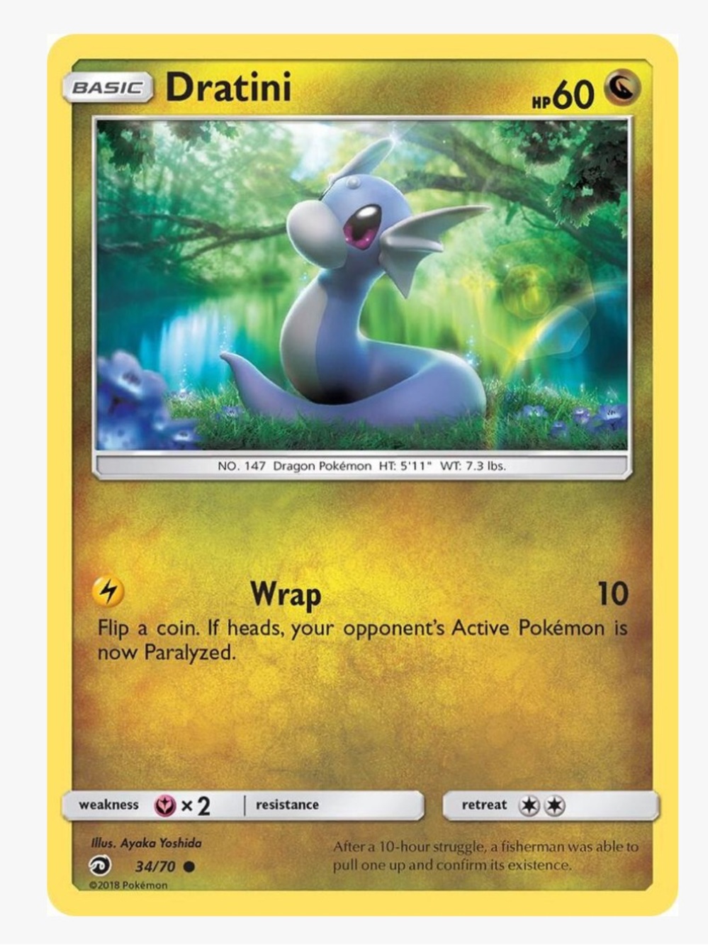 Dratini Dragon Majesty Pokemon Trading Card